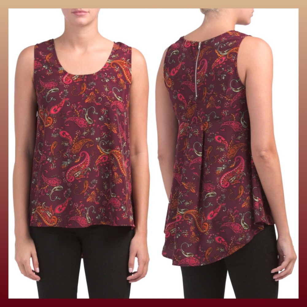 Paisley Sleeveless Tunic 🆕